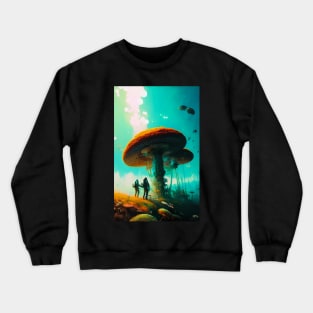 Abstract Another World Explorers Crewneck Sweatshirt